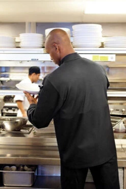 Chef Works Calgary Cool Vent Chef Jacket - JLLS -Best Kitchenware Store JLLS BLK S 4