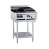 Anvil B+S K+ KBT-SB2-CBR3 Gas Combination Two Open Burners & 300mm Char Broiler On Leg Stand 2 Anvil B+S K+ KBT-SB2-CBR3 Gas Combination Two Open Burners & 300mm Char Broiler On Leg Stand -Best Kitchenware Store KBT SB2 CBR3