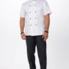 Chef Works Macquarie White Basic Chef Jacket - MBSS