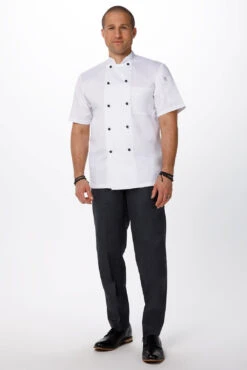 Chef Works Macquarie White Basic Chef Jacket - MBSS