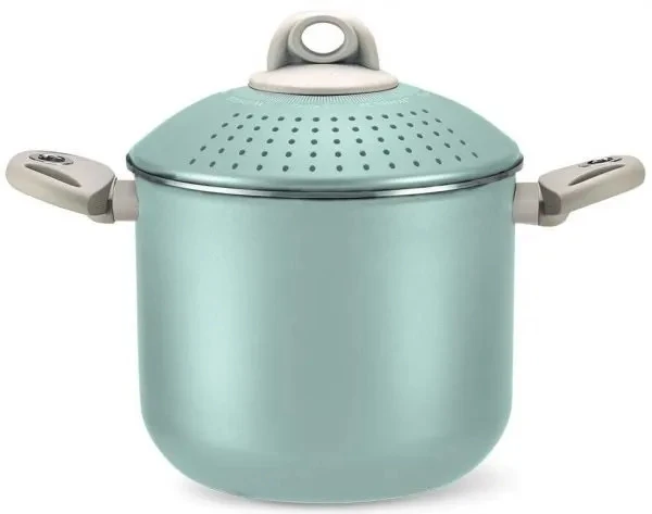 Pensofal 2 Frypans, PastasiBaby/Family, Saucepan, GlassLids - Tiffany Blue (9pc Set) 5 Pensofal 2 Frypans, PastasiBaby/Family, Saucepan, GlassLids - Tiffany Blue (9pc Set) - Image 3