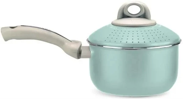 Pensofal 2 Frypans, PastasiBaby/Family, Saucepan, GlassLids - Tiffany Blue (9pc Set) 6 Pensofal 2 Frypans, PastasiBaby/Family, Saucepan, GlassLids - Tiffany Blue (9pc Set) - Image 4