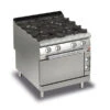 Baron Q90PCF-GE8005 - 4 Burner Gas Cook Top With Electric Oven -Best Kitchenware Store Q90PCF GE8005