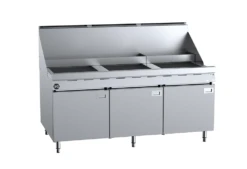 Anvil B+S Black RF-3 - Three Pan Gas Rapid Fryer