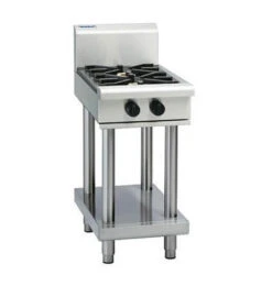 Anvil Waldorf RN8450G-LS - 2 Burner Gas Cooktop (450mm) With Leg Stand