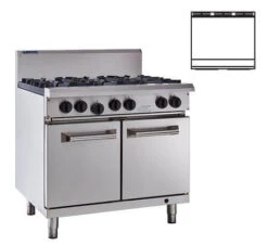 Luus RS-9P - 900mm Griddle With Oven