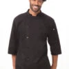 Chef Works Lisbon Chef Jacket - S100 -Best Kitchenware Store S100 BLK XL