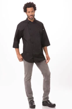 Chef Works Lisbon Chef Jacket - S100 -Best Kitchenware Store S100 BLK XL 2