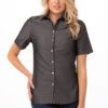 Chef Works Detroit Denim Shirt - SHC03W-BLK -Best Kitchenware Store SHC03W BLK 2XL