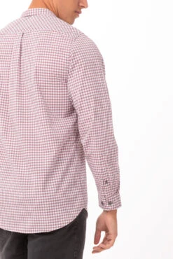 Chef Works Modern Gingham Long Sleeve Dress Shirt - SHC05 11 Chef Works Modern Gingham Long Sleeve Dress Shirt - SHC05 -Best Kitchenware Store SHC05 CHP S 4