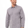 Chef Works Modern Chambray Dress Shirt - SHC06 -Best Kitchenware Store SHC06 GRY S
