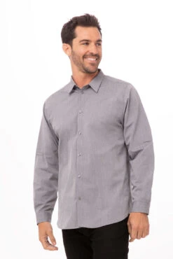 Chef Works Modern Chambray Dress Shirt - SHC06