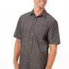 Chef Works Detroit Striped Short Sleeve Denim Shirt - SKS003 -Best Kitchenware Store SKS003 BLK S
