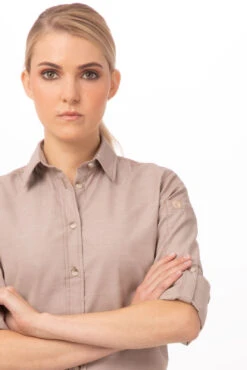 Chef Works Chambray Shirt - SLWCH002 -Best Kitchenware Store SLWCH002 ECR S 3