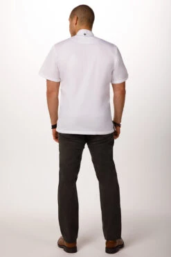 Chef Works Cannes Press Stud Chef Jacket - SSSN -Best Kitchenware Store SSSN WHT XXS 1