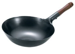 Summit 27cm Iron Non-stick Wok With Wooden Handle
