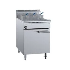 Anvil B+S Black TF-601 Gas Single Pan Turbo Fryer - 3 Baskets