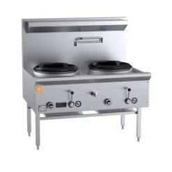 Anvil B+S K+ UFWWK-2 Gas Two Hole Waterless Wok Table
