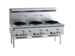 Anvil B+S K+ UFWWK-3 Gas Three Hole Waterless Wok Table