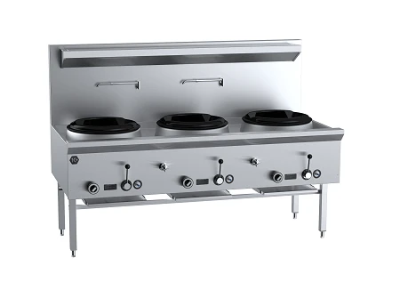 Anvil B+S K+ UFWWK-3 Gas Three Hole Waterless Wok Table 3 Anvil B+S K+ UFWWK-3 Gas Three Hole Waterless Wok Table