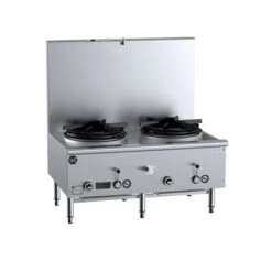Anvil B+S Black UFWWSPD-2 - Gas Two Hole Deluxe Waterless Stock Pot