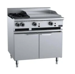 Anvil B+S Verro VBT-SB2-GRP6 Gas Combination Two Open Burners & 600mm Grill Plate