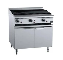 Anvil B+S Verro VCBR-9 Gas Char Broiler 900mm - Cabinet Mounted