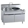 Anvil B+S Verro VCCF-HP1+1L Gas Single Hole Hi Pac Wok With Left Rear Pot - Cabinet Mounted -Best Kitchenware Store VCCF HP1 1L