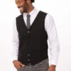 Chef Works Essential Vest - VPME-BLK -Best Kitchenware Store VPME BLK XS