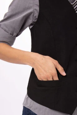 Chef Works Essential Vest - VPWO-BLK -Best Kitchenware Store VPWO BLK XS 2