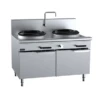 Anvil B+S Verro VUFWWD-2 Gas Two Hole Deluxe Waterless Wok Table - Cabinet Mounted -Best Kitchenware Store VUFWWD 2