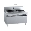 Anvil B+S Verro VUFWWD-2SB2 Two Hole Deluxe Waterless Wok Table With Two RHS Burners -Best Kitchenware Store VUFWWD 2SB2