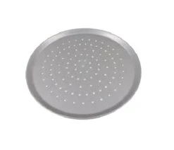 Pizza Tray Aluminium - Perforated 16"