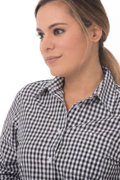 Chef Works Gingham Dress Shirt - W500 -Best Kitchenware Store W500 BWC XS 3