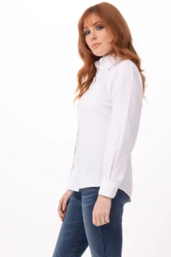 Chef Works Oxford Dress Shirt - W500-WHT -Best Kitchenware Store W500 WHT S 2