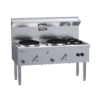 Anvil Luus WZ-2C2B - Waterless Wok - 2 Chimney Burners And 2 Open Burners -Best Kitchenware Store WZ 2C2B