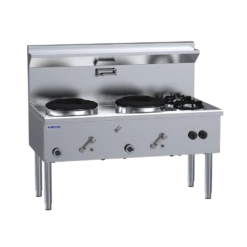 Anvil Luus WZ-2C2B - Waterless Wok - 2 Chimney Burners And 2 Open Burners