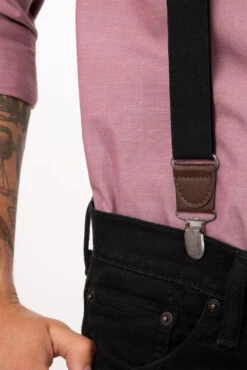 Chef Works Pant Suspenders - XNN -Best Kitchenware Store XNN01 BLK 3